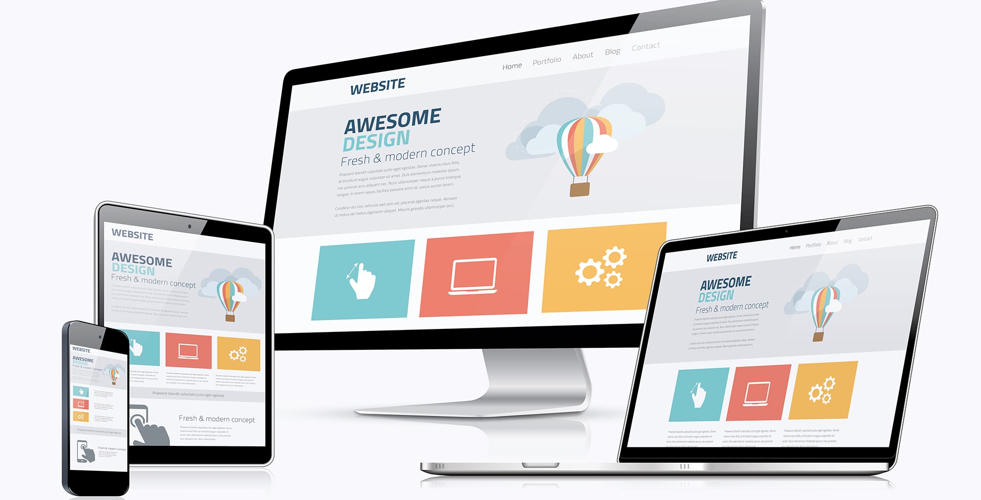Responsive website design